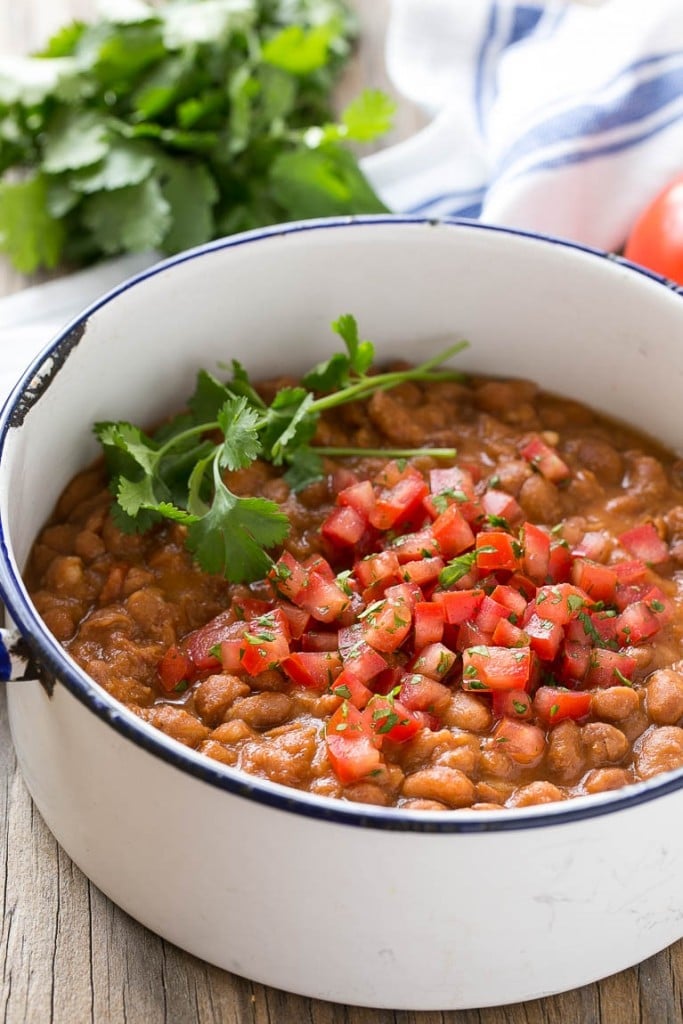 simple canned pinto beans recipe