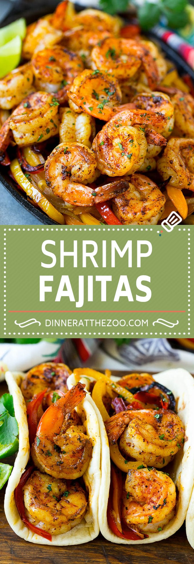 Shrimp Fajitas - Dinner at the Zoo