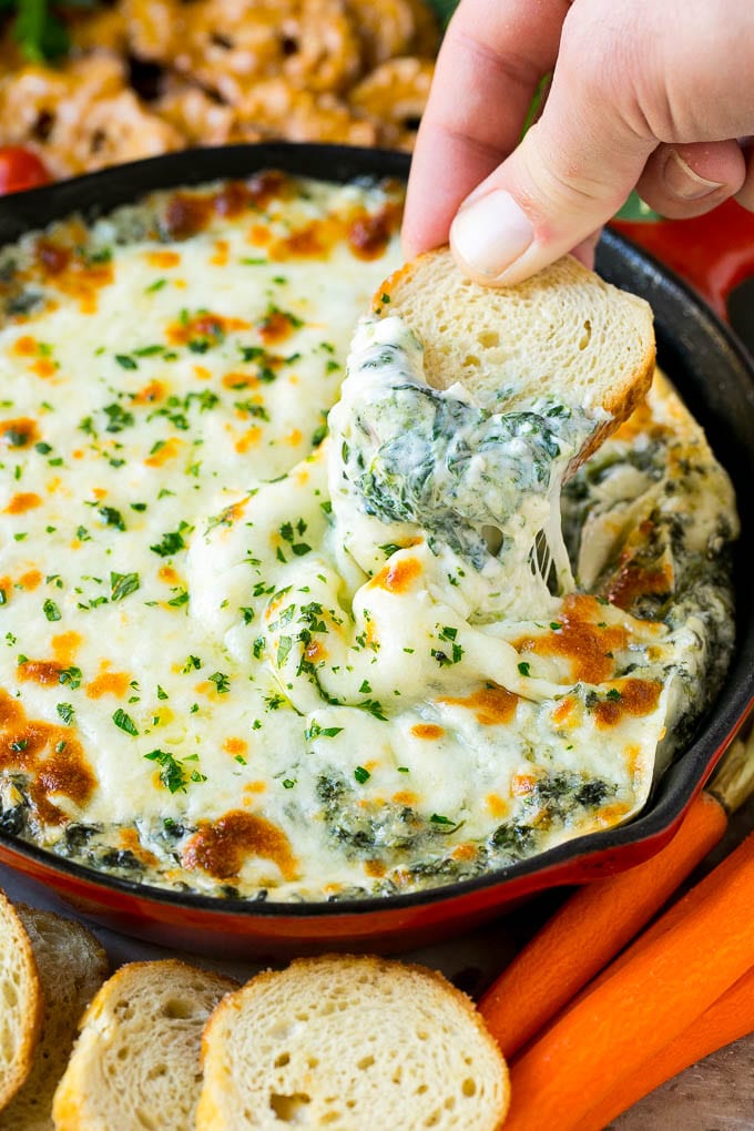 chinese cheese spinach bake